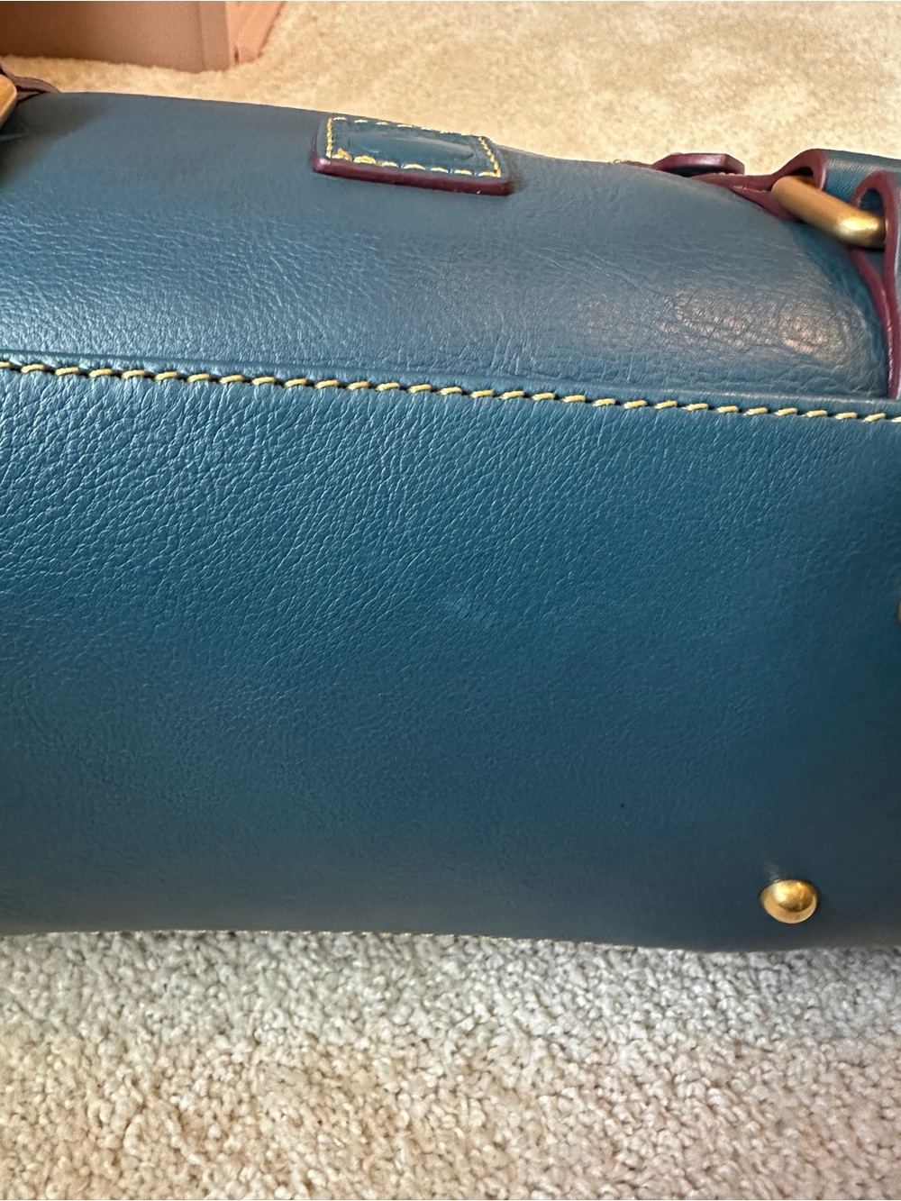 Dooney & Bourke Denim Florentine Satchel -EUC REGULAR - Picture 4 of 10